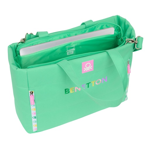 Mala para Portátil 14" BENETTON Mint 2025 40x17x31cm