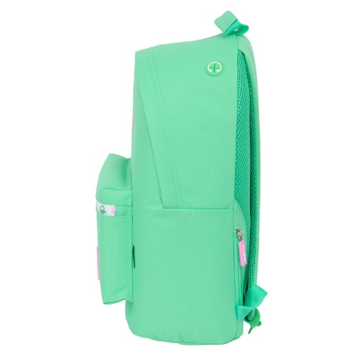 Mochila com Bolsa para Portátil 14" BENETTON Mint 2025 41x31x16cm
