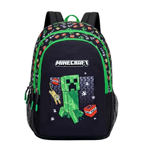 Mochila com Bolsa para Portátil 15,6" MINECRAFT Survival Mode 2025 44x32x20cm