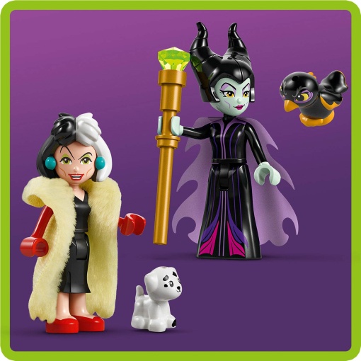LEGO DISNEY Vestidos da Malévola e da Cruella de Vil 43262