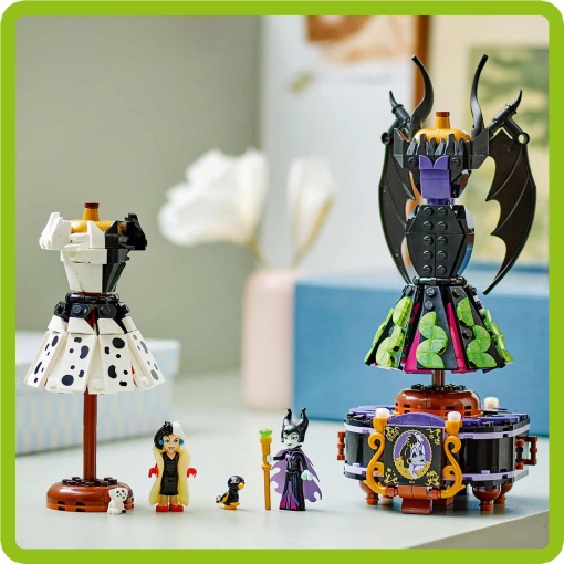 LEGO DISNEY Vestidos da Malévola e da Cruella de Vil 43262
