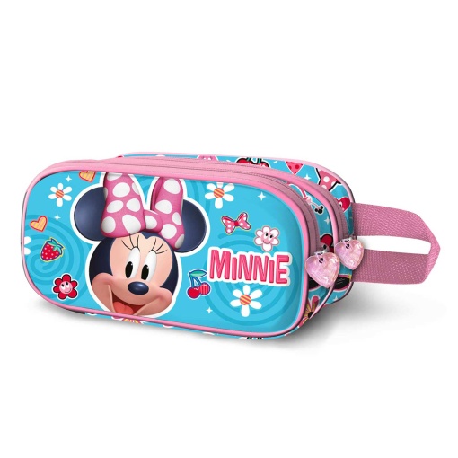 Estojo Escolar DISNEY Minnie Mouse Happiness 3D 2025 Duplo