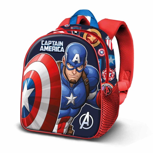 Mochila MARVEL Capitão América Patriot 3D 31x26x11cm