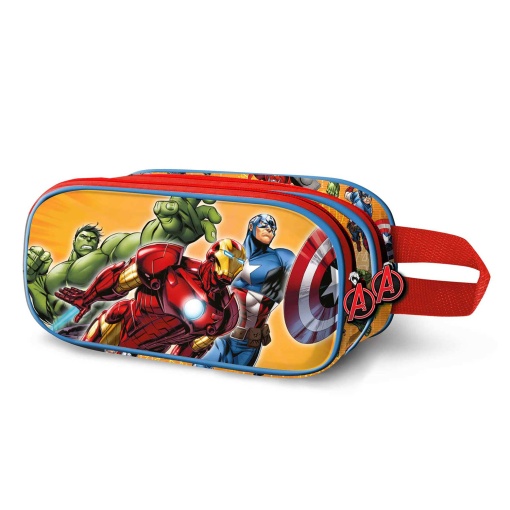 Estojo Escolar MARVEL Avengers Attack 3D 2025 Duplo