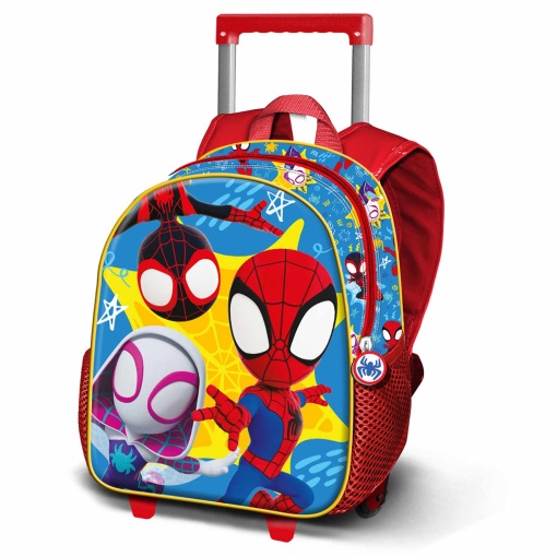 Mochila Trolley MARVEL Spidey Amazing 3D 34x26x13cm