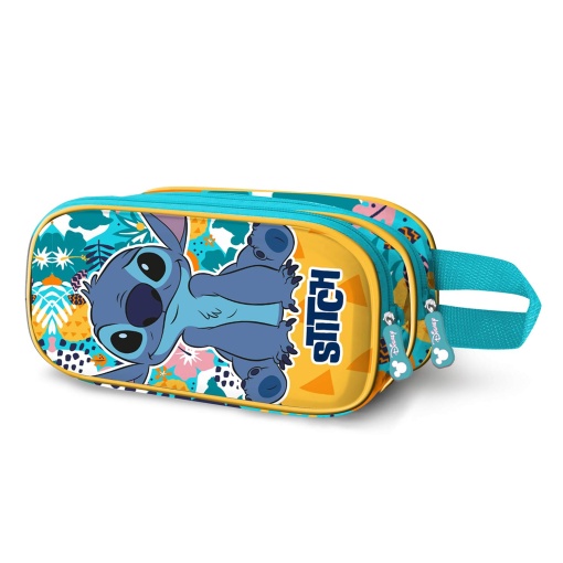 Estojo Escolar DISNEY Stitch Solors 3D 2025 Duplo