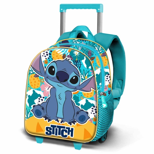 Mochila Trolley DISNEY Stitch COLORS 3D 34x26x13cm