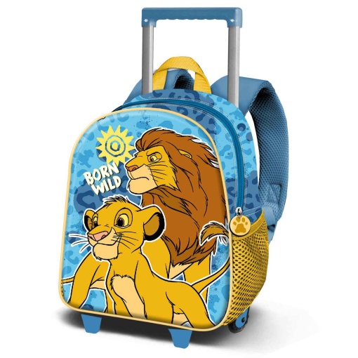 Mochila Trolley DISNEY O Rei Leão WILD 3D 34x26x13cm