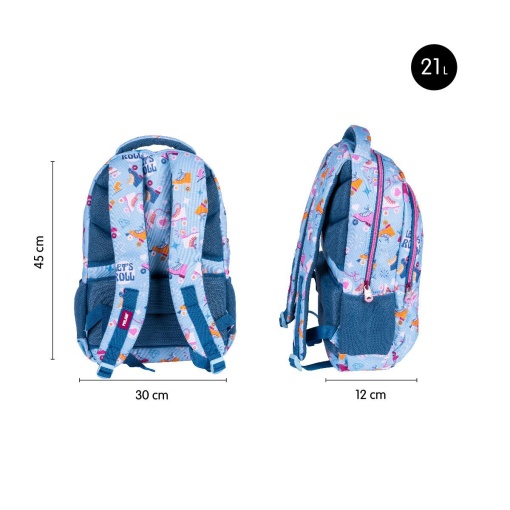 Mochila MILAN Roller 2 45x30x12cm Adaptável a Trolley