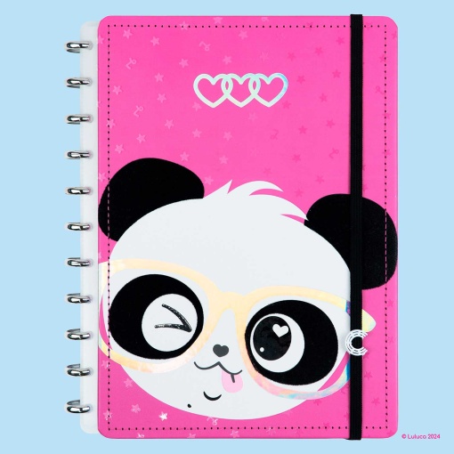 CADERNO INTELIGENTE Grande (215x280mm) Pautado Pandalu Glow By LULUCA