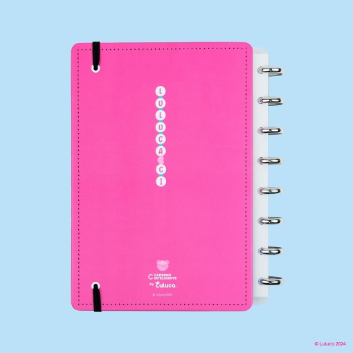 CADERNO INTELIGENTE A5 Pautado Pandalu Glow By LULUCA