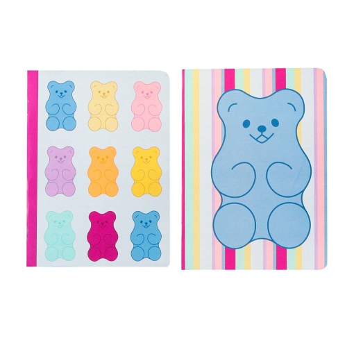Caderno A4 Agrafado ANCOR B'log Sweet Candy 2025 Pautado 48 folhas 90g Sortido