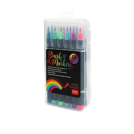 Brush Pen LEGAMI 12 Cores Vivas