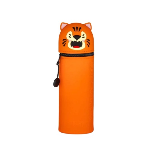 Estojo Escolar 2 em 1 de Silicone LEGAMI Kawaii TIGRE