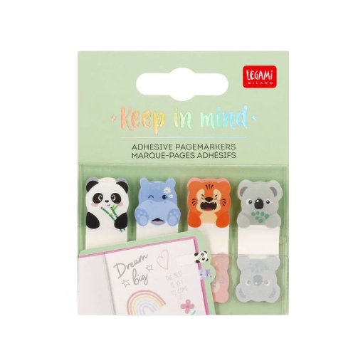 Index LEGAMI Keep In Mind Cute Animals 4x20 folhas