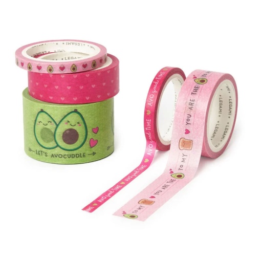 Fita Decorativa Washi Tape LEGAMI Tape By Tape Abacate (5x5m)