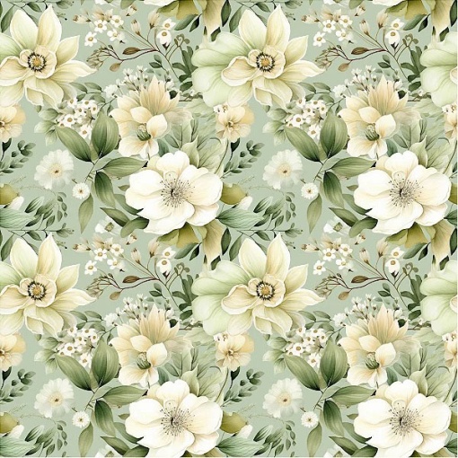 Tecido FABRICART Digital Devaneio Verde 1 1x1,50m