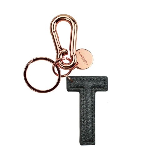 Porta-chaves LEGAMI letra "T" preto