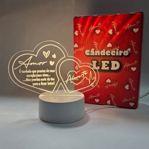 Candeeiro LED "Adoro-te" NAM12230