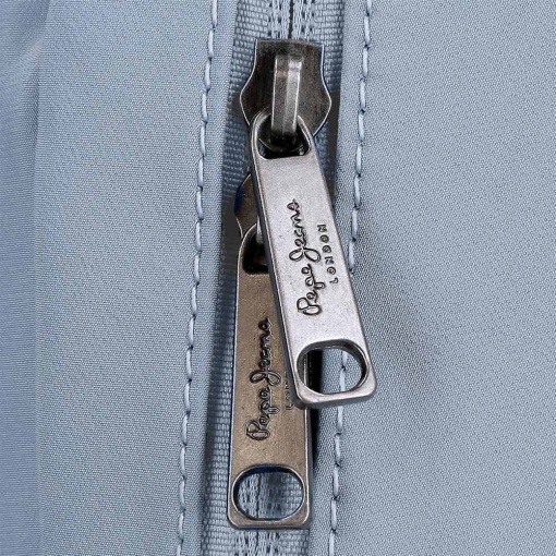 Mochila para portátil 15" e tablet 12" PEPE JEANS Jana azul adaptável a trolley