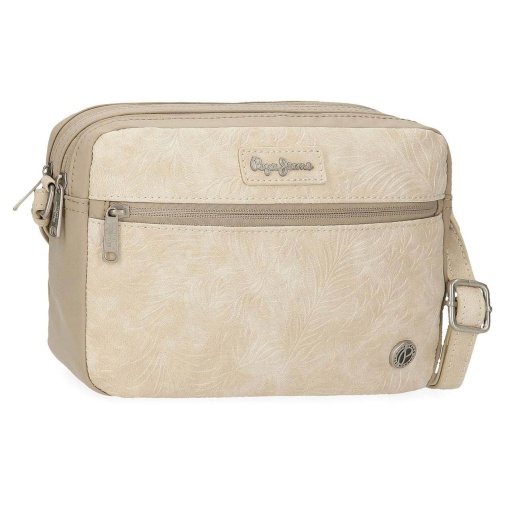 Mala de tiracolo PEPE JEANS Jana bege 17x22x7,5cm