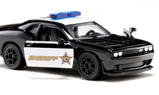 Carro Dodge Challenger SRT County Sheriff Miniatura SIKU