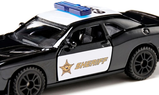 Carro Dodge Challenger SRT County Sheriff Miniatura SIKU