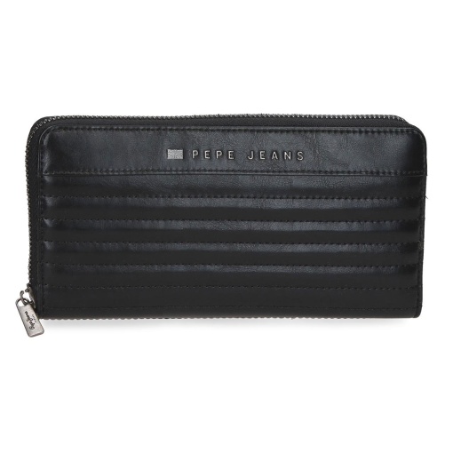 Carteira Pepe JEANS Biker preta 420113859020