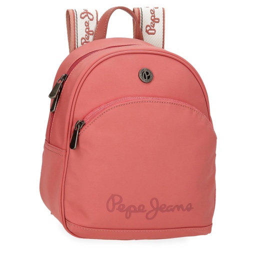 Mochila para portátil 15" e Tablet 12" Pepe JEANS Corin Terracota Adaptável a Trolley