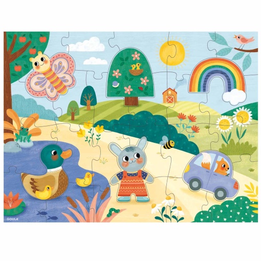 Puzzle GOULA 28 peças XXL MAGIC Scratch