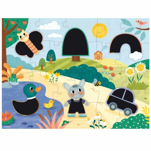 Puzzle GOULA 28 peças XXL MAGIC Scratch