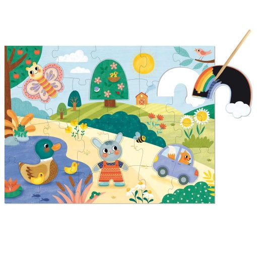 Puzzle GOULA 28 peças XXL MAGIC Scratch