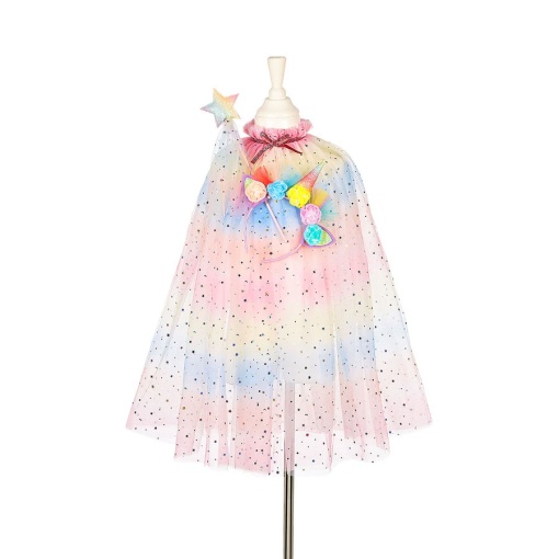 Conjunto Unicórnio Capa + Tiara + Varinha 5-7 Anos SOUZA