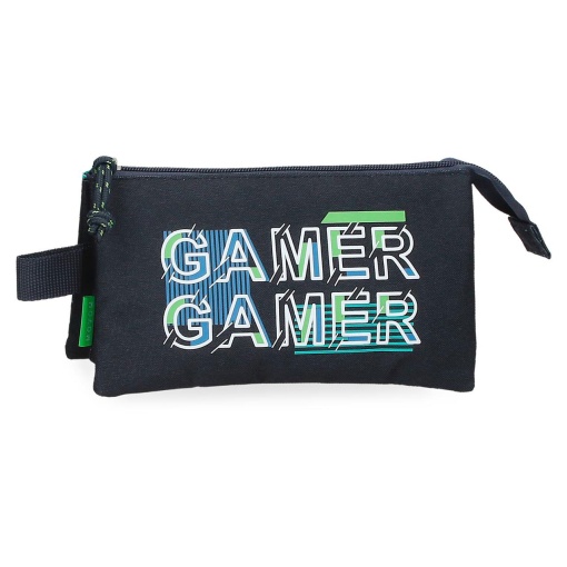 Estojo Escolar MOVOM Game Over 2025 Triplo