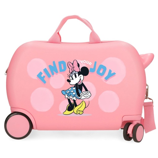 Mala de Viagem DISNEY Minnie Mouse Happy Rosa 45x31x20cm