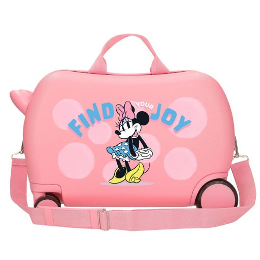 Mala de Viagem DISNEY Minnie Mouse Happy Rosa 45x31x20cm