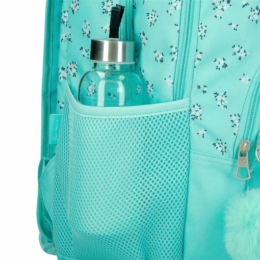 Mochila Pepe JEANS Nora Turquesa 39x30x12cm Adaptável a Trolley