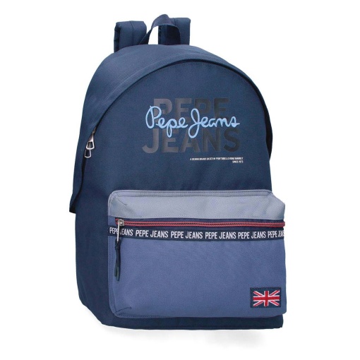 Mochila Pepe JEANS Seldon Azul 44x31x17,5cm Adaptável a Trolley