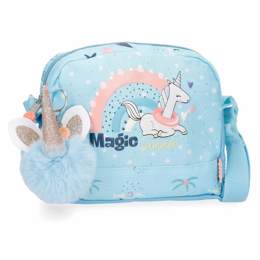 Lancheira Térmica ENSO Magic Summer Azul 20,5x16,5x6cm