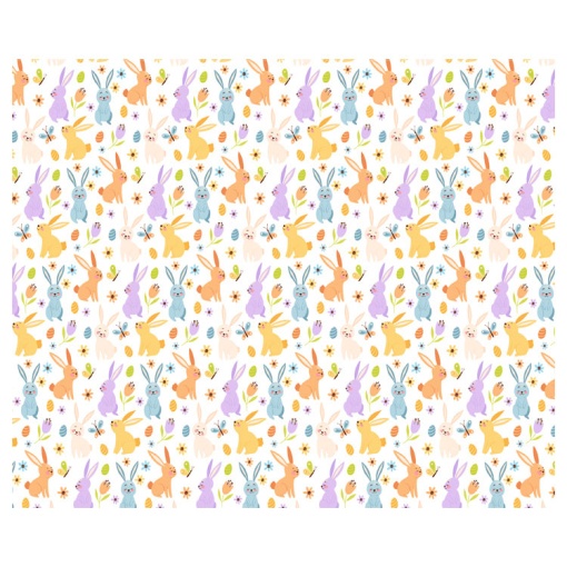 Cartolina URSUS 300g Páscoa 49,5x68cm coelhinhos 1297 22 07f