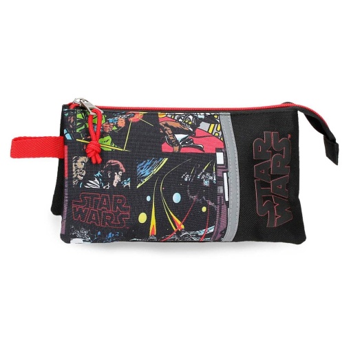 Estojo Escolar STAR Wars Galactic 2025 Triplo