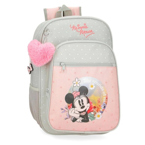 Mochila DISNEY Minnie Mouse Wild Nature 2025 38x30x12cm Adaptável a Trolley