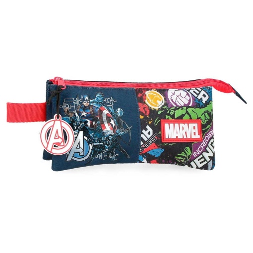 Estojo Escolar MARVEL Legendary Avengers 2025 Triplo