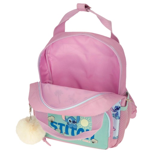 Mochila DISNEY Stitch Just Chill 2025 28x23x10cm Adaptável a Trolley