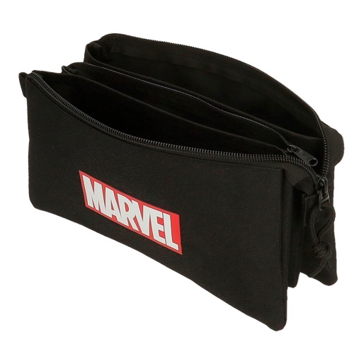 Estojo Escolar MARVEL Red Logo 2025 Triplo