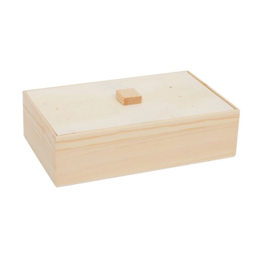 Caixa de Madeira com Espelho 25x15,1x6,7cm LG