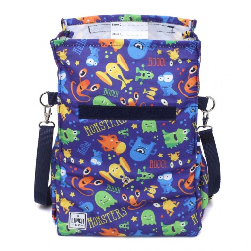 Lancheira Térmica The Lunch Bags Kids Monsters 24x21x16cm