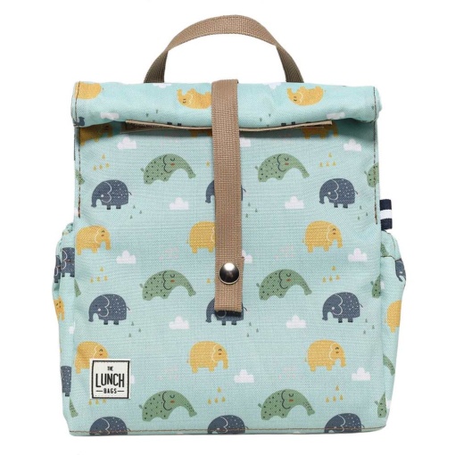 Lancheira Térmica The Lunch Bags Kids Elephants 24x21x16cm