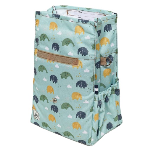 Lancheira Térmica The Lunch Bags Kids Elephants 24x21x16cm