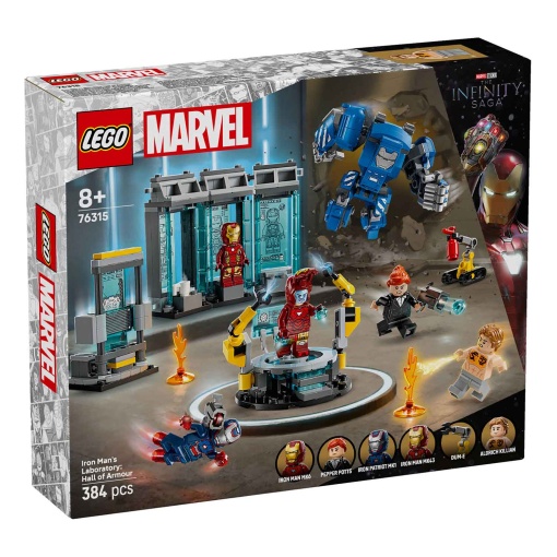 LEGO MARVEL Laboratório do Iron Man: Salão das Armaduras 76315
